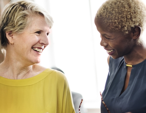 A live-in carer with their client